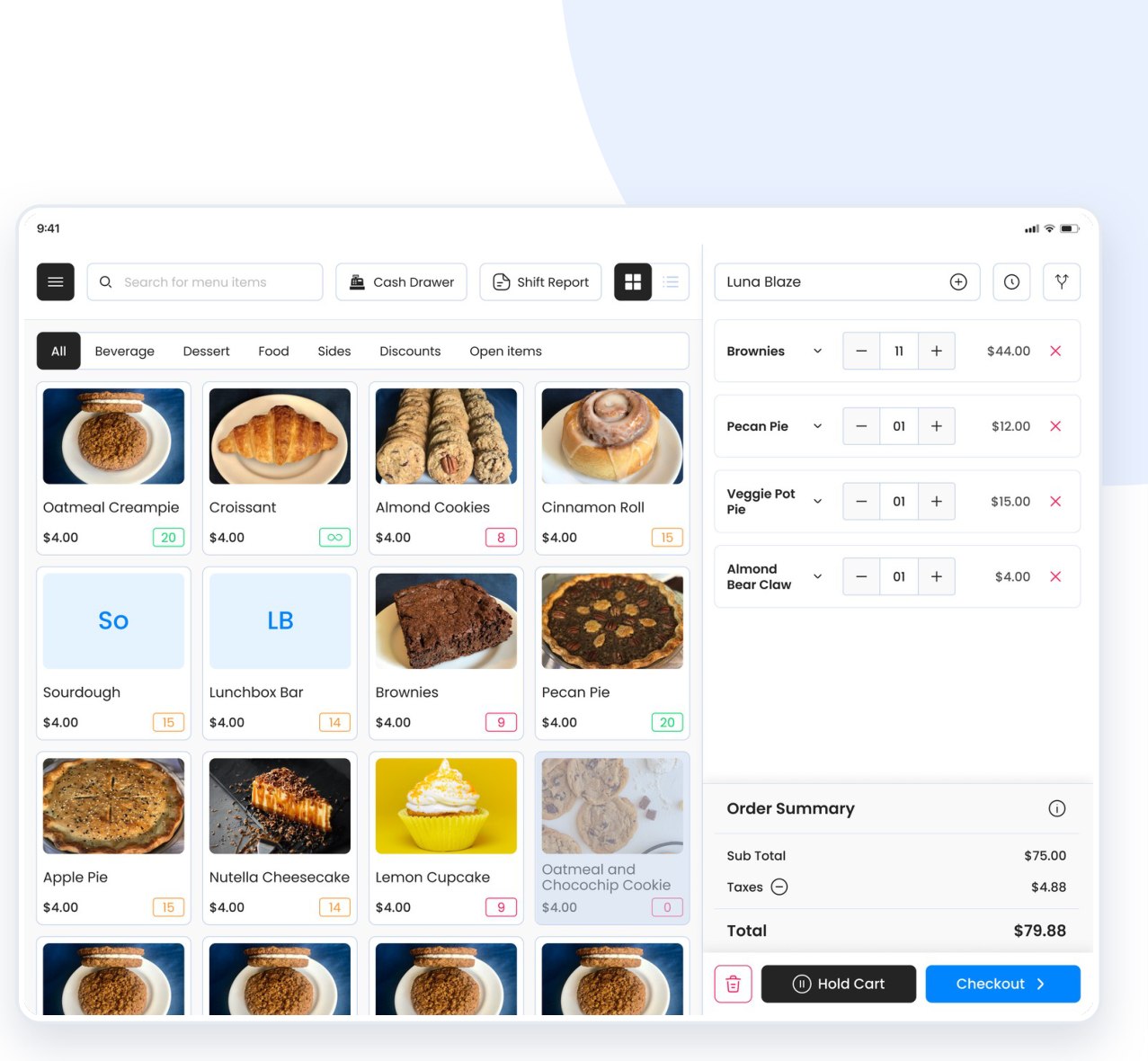 FRI restaurant operations platform POS screen preview